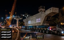 Phát hiện các 'quái thú' bê tông cốt thép nặng 120 tấn, di chuyển chậm 10 km/h xuyên thành phố suốt đêm, phục vụ nhiệm vụ đặc biệt dưới lòng đô thị