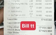 Vụ hóa đơn bữa ăn 18 triệu đồng ở Sầm Sơn: Người đăng bill bất ngờ vì bỗng nổi tiếng