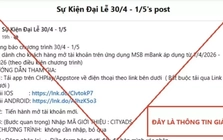 Ngân hàng cảnh báo lừa đảo kiểu mới