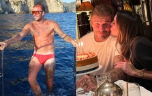 David Beckham diện quần bơi khoe body săn chắc tuổi 51, đón sinh nhật ngọt ngào nhưng vẫn bị con cả xa lánh