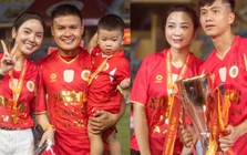 Dàn WAGs quy tụ ngày CAHN vô địch V.League: Quang Hải trao huy chương cho Chu Thanh Huyền, Võ Nhật Linh cam thường vẫn xinh!