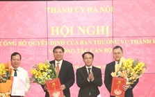 Công bố quyết định của  Ban Thường vụ Thành ủy Hà Nội về công tác cán bộ