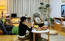 Sau khi bỏ đi chiếc ghế sofa, tôi phát hiện ra phòng khách là một "kho báu" về không gian, tôi thực sự hối tiếc vì đã không vứt bỏ nó sớm hơn