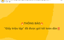 Cục An ninh mạng và phòng, chống tội phạm sử dụng công nghệ cao đã gửi "giấy triệu tập" tới toàn dân: Chuyện gì đây?
