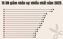 Lộ diện những 'ông lớn' giảm nhân sự nhiều nhất năm 2025: Nhóm ngân hàng áp đảo, Golden Gate, Viettel Post, Hòa Phát... giảm hàng nghìn người
