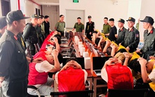 Hình ảnh bên trong khách sạn nơi nhóm người nước ngoài tổ chức lừa đảo