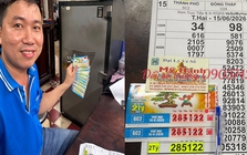 Một tài xế xe dịch vụ trúng độc đắc xổ số miền Nam