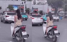 Cô gái SN 2002 vừa lái xe máy vừa cắm mặt vào điện thoại giữa phố Hà Nội: Cái kết sau "đoạn clip gây bức xúc"