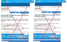 Tra cứu điểm thi lớp 10, coi chừng mất tiền oan