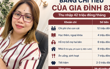 Bảng chi tiêu của một gia đình 8X khiến nhiều người giật mình: Thu nhập 42 triệu đồng nhưng hơn một nửa dành cho người thân