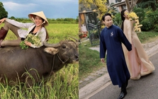 Không ai nghĩ Á hậu Vbiz này từng chăn trâu 10 năm, hiện sống trong biệt thự nhà vườn, đổi đời sau 4 lần thi nhan sắc
