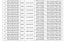 250 chủ xe bị phạt nguội theo Nghị định 168 giữa tháng 6 khẩn trương nộp phạt