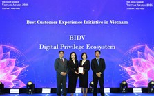 BIDV nhận giải thưởng Sáng kiến Trải nghiệm khách hàng tốt nhất Việt Nam