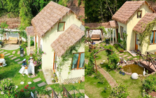 Từ bãi đất hoang thành nhà cổ tích 14m2 giá 70 triệu