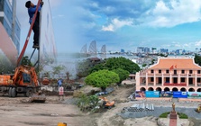 Nhộn nhịp thi công dự án công viên văn hóa Bến Nhà Rồng - Khánh Hội