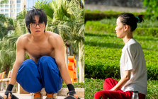 Cảnh tượng khó tin giữa "chảo lửa" Hà Nội: Thiền dưới nắng, chạy bộ trong nền nhiệt gần 40 độ C