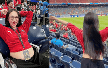 Ái nữ nhà Minh Nhựa mang bầu lần 5 vẫn “quẩy cực sung”, bay tận sang Mỹ xem World Cup 2026, visual mẹ bầu gây sốt
