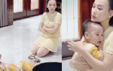 Cặp song sinh nhà Phương Oanh bước vào khủng hoảng tuổi lên 2, vừa khóc vừa ăn vạ khiến mẹ bỉm hoa mắt chóng mặt