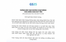Nóng: GS25 thông báo tạm ngừng hoạt động 1 cửa hàng, chuyện gì đây?