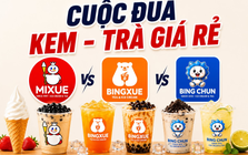 Vừa đóng hàng loạt điểm bán tại Việt Nam, đế chế kem 10.000 đồng Mixue lại rơi vào "thế gọng kìm" của 2 đồng hương Bingxue và Bingchun