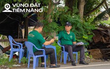 Các sàn môi giới đổ về khu Tây Bắc TP.HCM, dựng văn phòng, nhộn nhịp tư vấn khách quanh dự án của Vinhomes