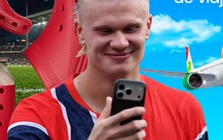 Erling Haaland trở thành chất liệu viral của loạt thương hiệu, từ hãng hàng không nổi tiếng, KFC đến Crocs