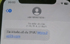Công an thông báo đến tất cả người dân nhận được tin nhắn SMS có nội dung sau