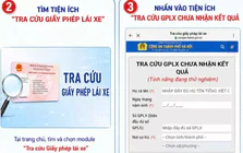 Từ 13/7, người dân ở Hà Nội có thể tự tra cứu tiến độ cấp, đổi GPLX