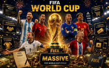 FIFA kiếm bội tiền khi Messi, Ronaldo, Mbappé “đổ mồ hôi” mùa World Cup