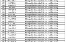 Công an đề nghị 469 chủ phương tiện vi phạm mang biển số sau nhanh chóng nộp phạt nguội theo Nghị định 168