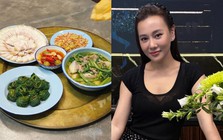 Phương Oanh khoe mâm cơm đạm bạc mùa hè, có 1 chi tiết khiến nhiều người thấy lạ lùng