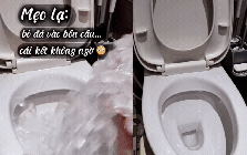 "Học lỏm" trên mạng bỏ đá vào bồn cầu để làm sạch: Không ngờ lại nhanh gọn, hiệu nghiệm đến vậy!