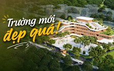 CHOÁNG NGỢP: Trường THCS công lập mới xây này quá đẹp và hoành tráng, thiết kế như một chiếc du thuyền hạng sang!