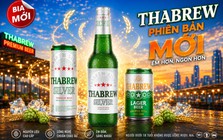 Bia Hà Nội - Thanh Hoá ra mắt sản phẩm mới: Thabrew Silver và Thabrew Lager