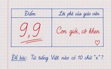 Từ tiếng Việt nào có 10 chữ E? - Nhìn quen mà chưa chắc đoán ra