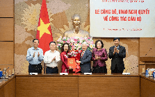 Vụ trưởng Vụ Tín dụng NHNN được bổ nhiệm làm Trợ lý Phó Chủ tịch Quốc hội Nguyễn Thị Hồng
