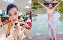 Nàng "Vàng Anh" đình đám 40 tuổi thành đại úy công an, ngày càng đẹp gợi cảm, mạnh mẽ vượt biến cố