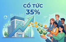 Một công ty chốt ngày chia cổ tức tiền mặt 35%