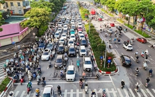Cận cảnh hai tuyến đường Hà Nội dự kiến phân luồng đảo chiều giảm ùn tắc