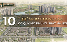 10 dự án bất động sản có quy mô khủng nhất Thủ đô từ trước đến nay
