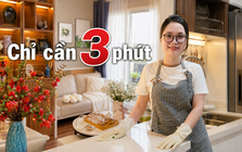 Mẹ 2 con ở Hà Nội biến căn bếp chưa đầy 3m2 thành không gian gọn gàng với 3 phút dọn dẹp "thần tốc" sau mỗi bữa ăn