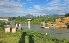 Toàn cảnh dự án cầu Bình Thành bắc qua thượng nguồn sông Hương