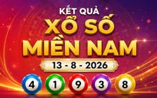 XSMN 13/8 - Kết quả xổ số miền Nam hôm nay ngày 13 tháng 8