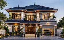 Chi phí xây nhà mái Nhật 2 tầng 100m² có gara ô tô bao nhiêu?