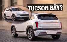 Hyundai Tucson 2027 trông sẽ như thế này khi nhìn từ phía sau: Đèn hậu mảnh, tách 3 khối, khác hoàn toàn đời hiện tại