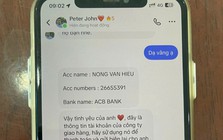 Người phụ nữ SN 1985 tới NH Agribank chuyển 5.000.000 đồng cho STK ACB Bank của NONG VAN HEU, nhân viên lập tức báo công an để dừng giao dịch