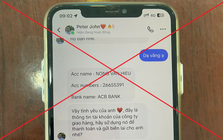 Người phụ nữ SN 1985 tới NH Agribank chuyển 5.000.000 đồng cho STK ACB Bank của NONG VAN HEU, nhân viên lập tức báo công an để dừng giao dịch