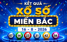 XSMB 16/8 - Kết quả XSMB hôm nay Chủ nhật ngày 16/8/2026