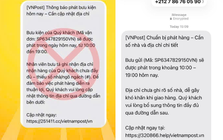 Công an thông báo đến tất cả những ai nhận được tin nhắn có nội dung  sau