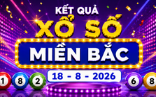 Kết quả xổ số miền Bắc hôm nay 18/8/2026 - XSMB 18/8